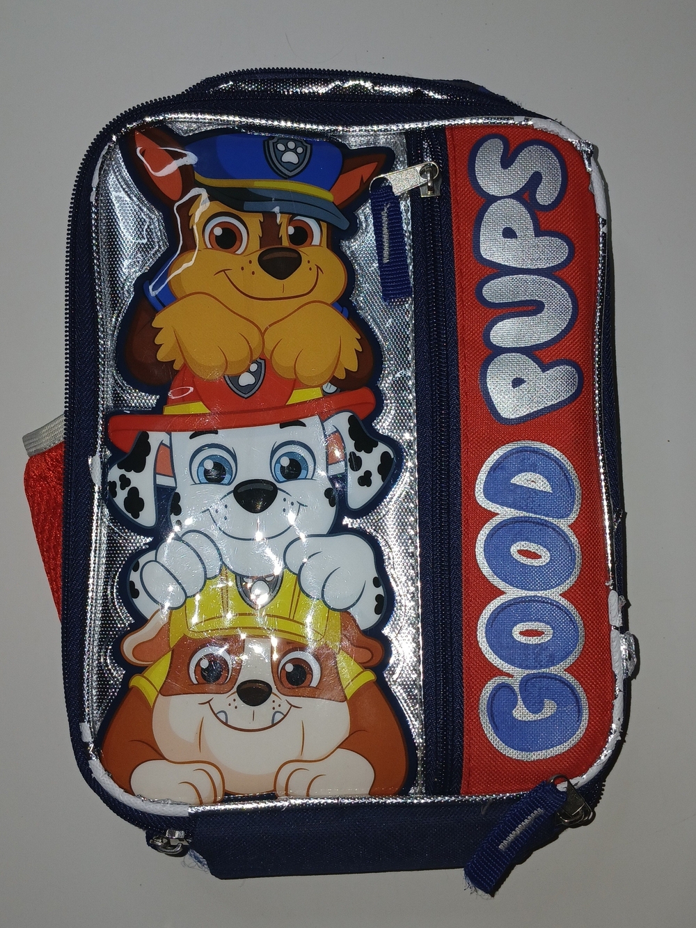 Paw Patrol Kids Lunch Bag Navy Blue Red White